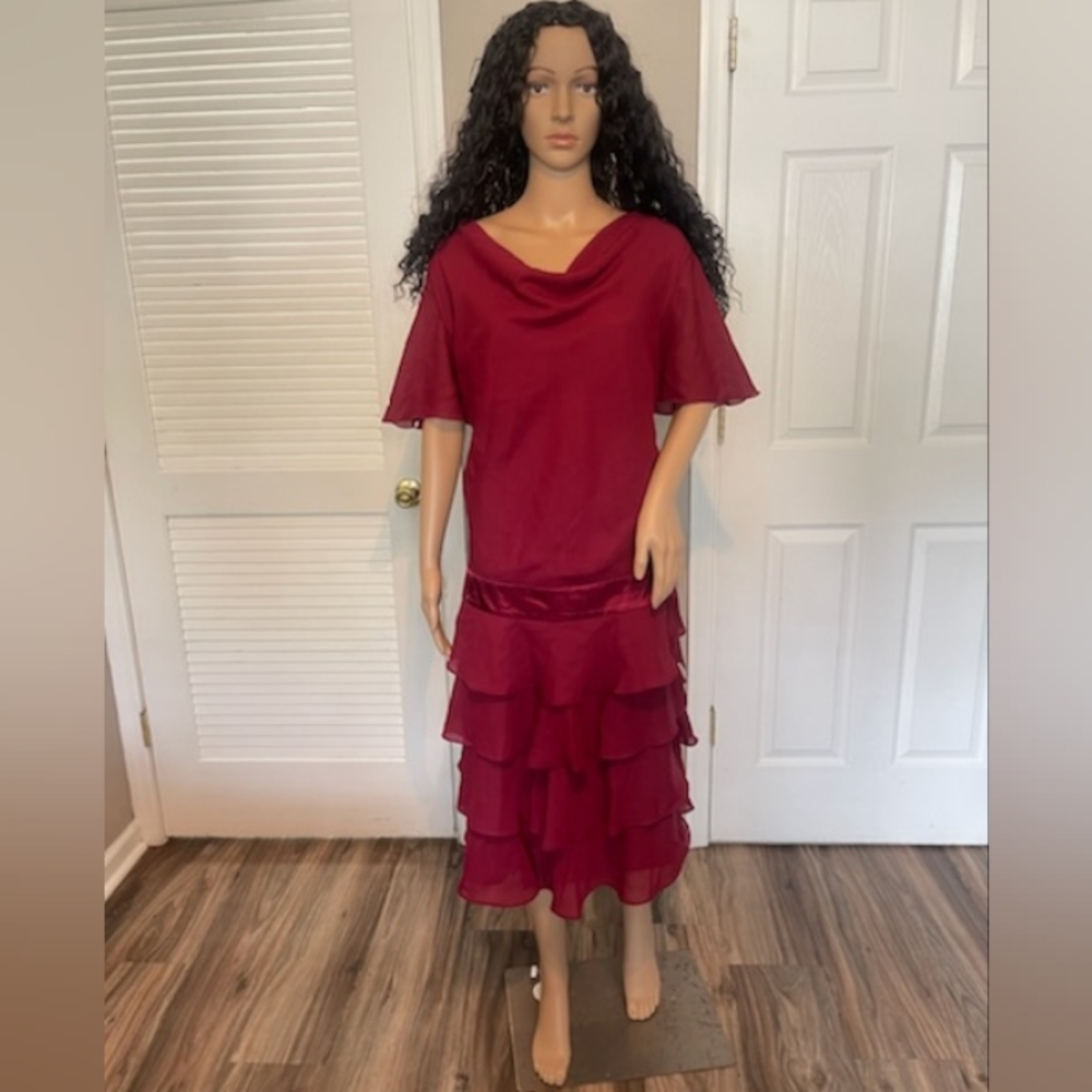 Roamans 20W Red Dress